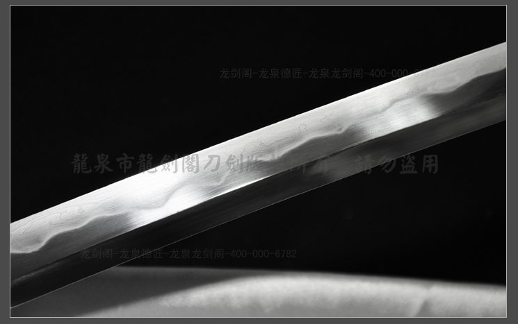 【流影一体刀】 武具　刀装具　日本刀　模造刀 武士道 鋼刀 冷兵器 手鍛造打 信浓鹈首造武士刀|百炼钢烧刃|(LJG-1273）| - 知名传统刀剑锻造